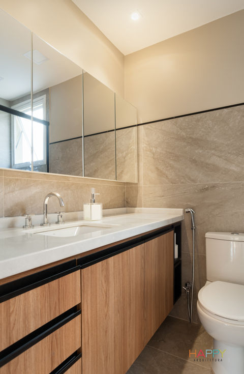 Reforma e decoração de interiores de casa completa, cozinha, quarto, suíte, pátio, área gourmet, banheiro, lavabo| Happy Arquitetura - Arquiteto Porto Alegre