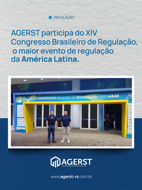 AGERST participa do XIV Congresso Brasileiro de Regulação e ExpoABAR no Rio de Janeiro