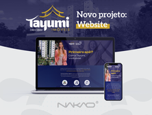 Novo projeto: website para Tayumi Imóveis