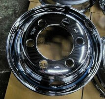 新品未使用展示品 4トン車用 メッキホイール TOPY 17.5×6.00 6穴 4本 3 