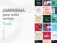 Campanhas para redes sociais da Esmeralda Óptica e Joalheria