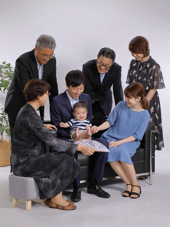 家族写真撮影