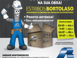 CHEGARAM OS ESTRIBOS BORTOLASO