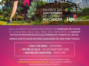 Condomínio Belle Ville anuncia caminhada