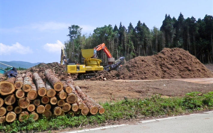 伐採・リサイクル事業