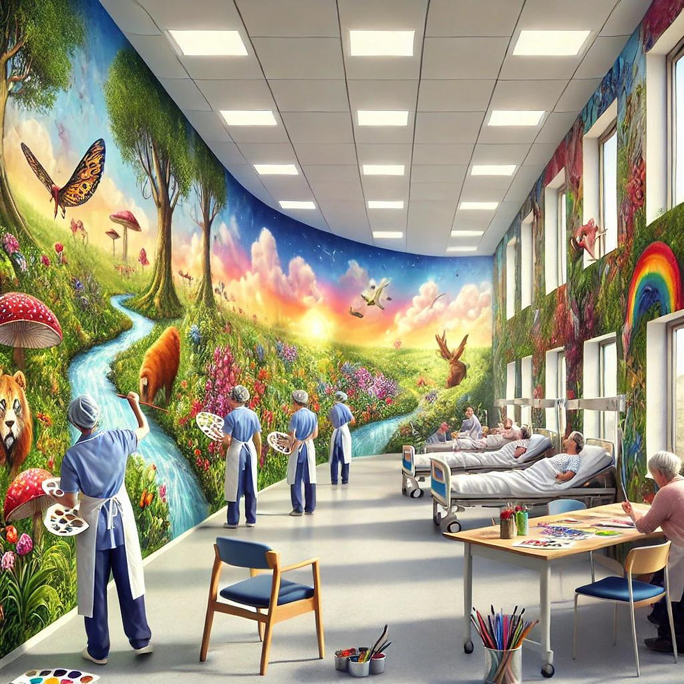 🏥 Hospital Rooms – Arte a serviço da Saúde Mental