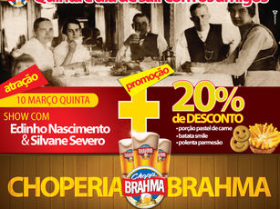 Hoje é dia de Choperia da Brahma