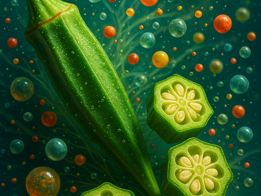 Extrato de Quiabo contra Microplásticos