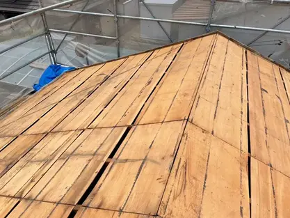 3.ルーフィング剥ぎ取り