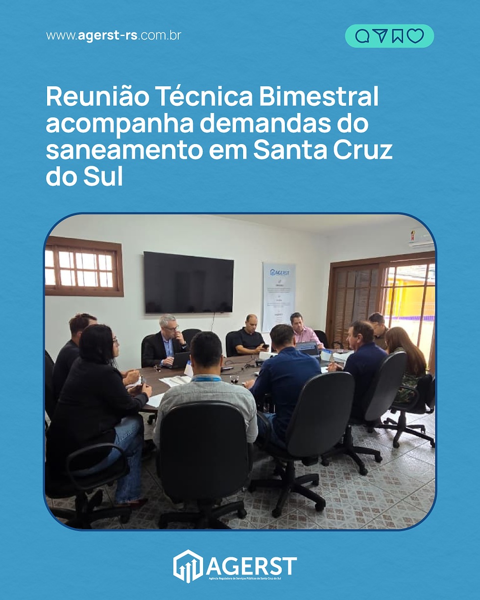 Reunião Técnica Bimestral debate abastecimento, vazamentos, faturamento e obras de saneamento em Santa Cruz do Sul