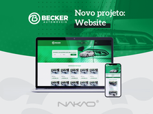 Novo projeto: website para Becker Automóveis