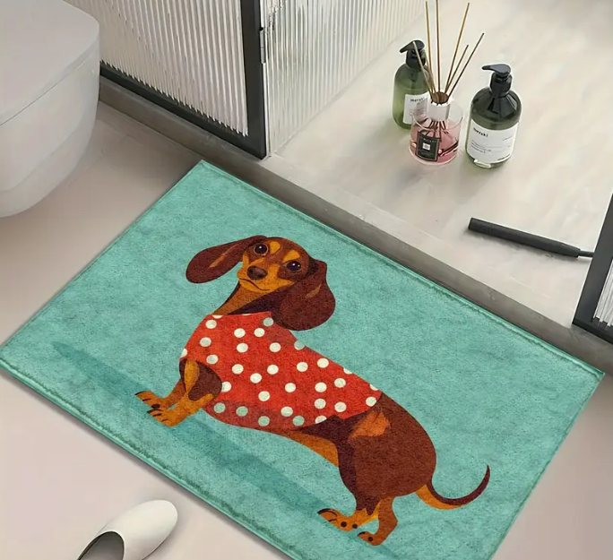 Miniaturbild: Badematte Dackel
