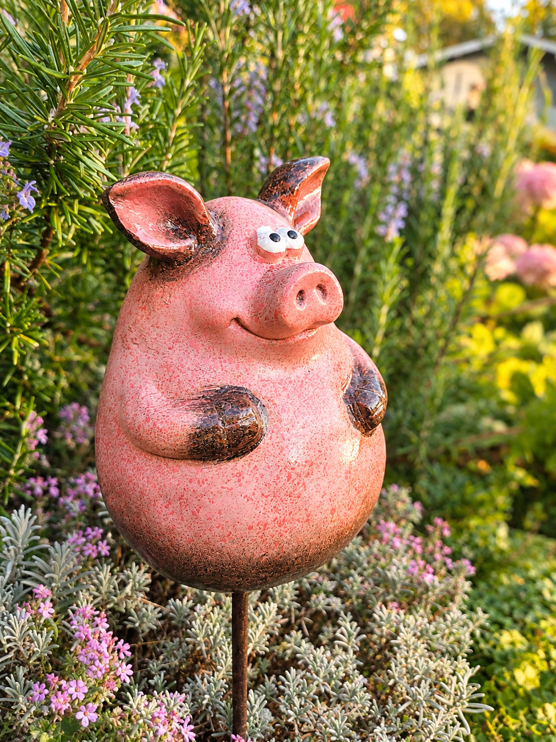 Zaunhocker Schwein Piggy