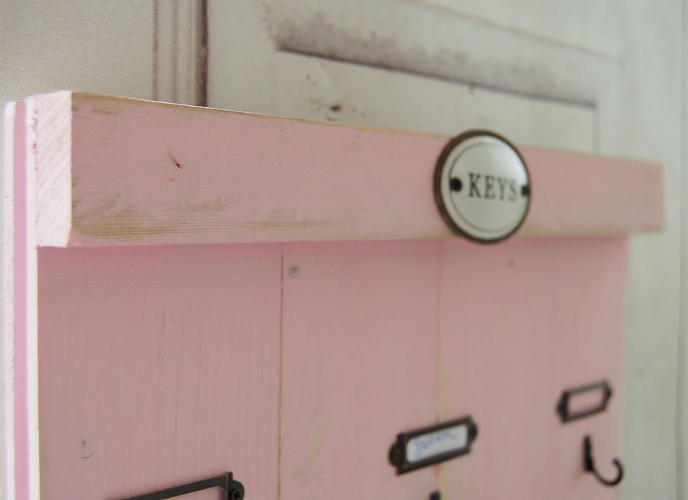 Miniaturbild: Landhaus Schlüsselbrett SVEND in rosa