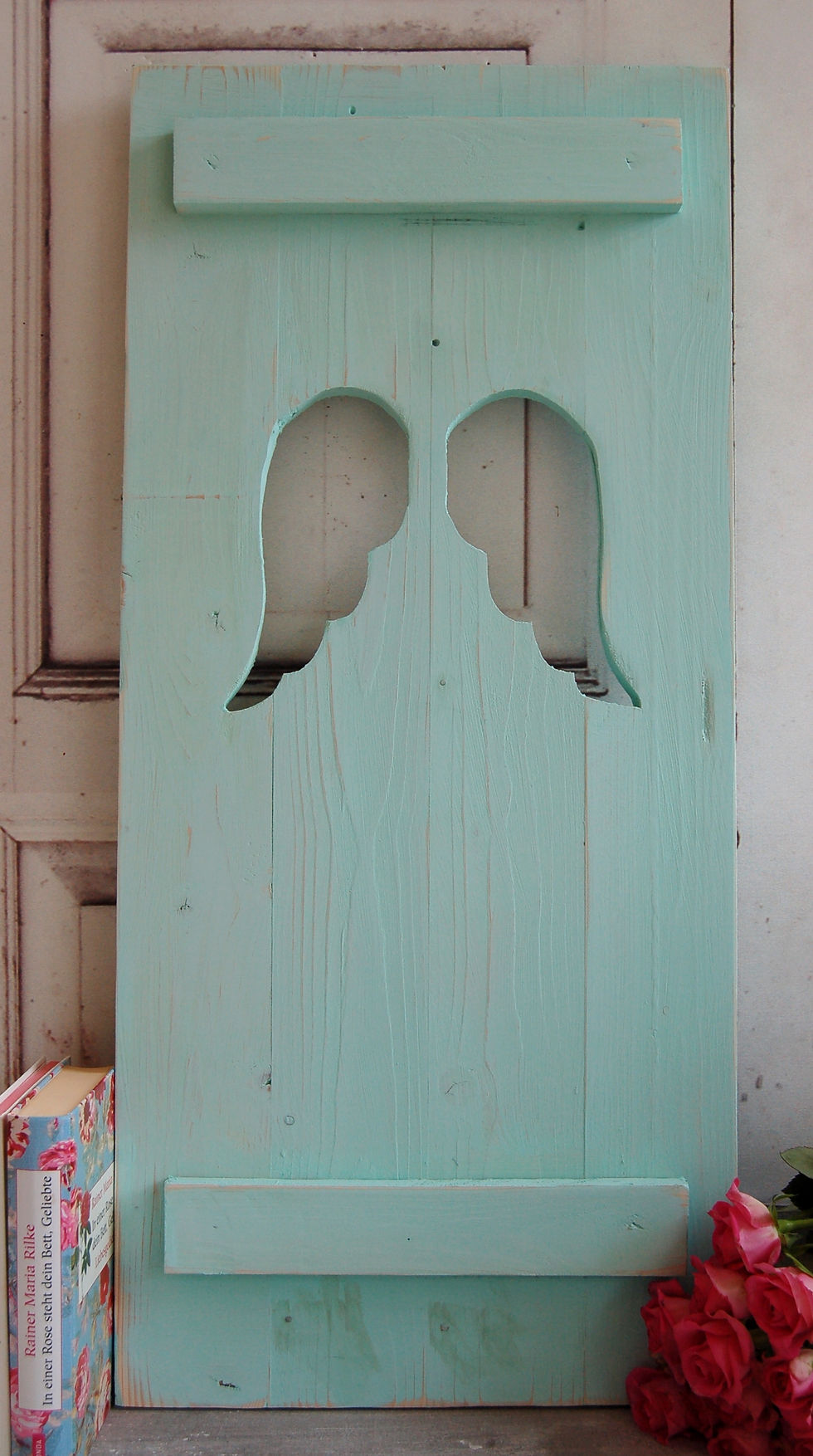 Miniaturbild: Landhaus Fensterladen ENGEL in aqua