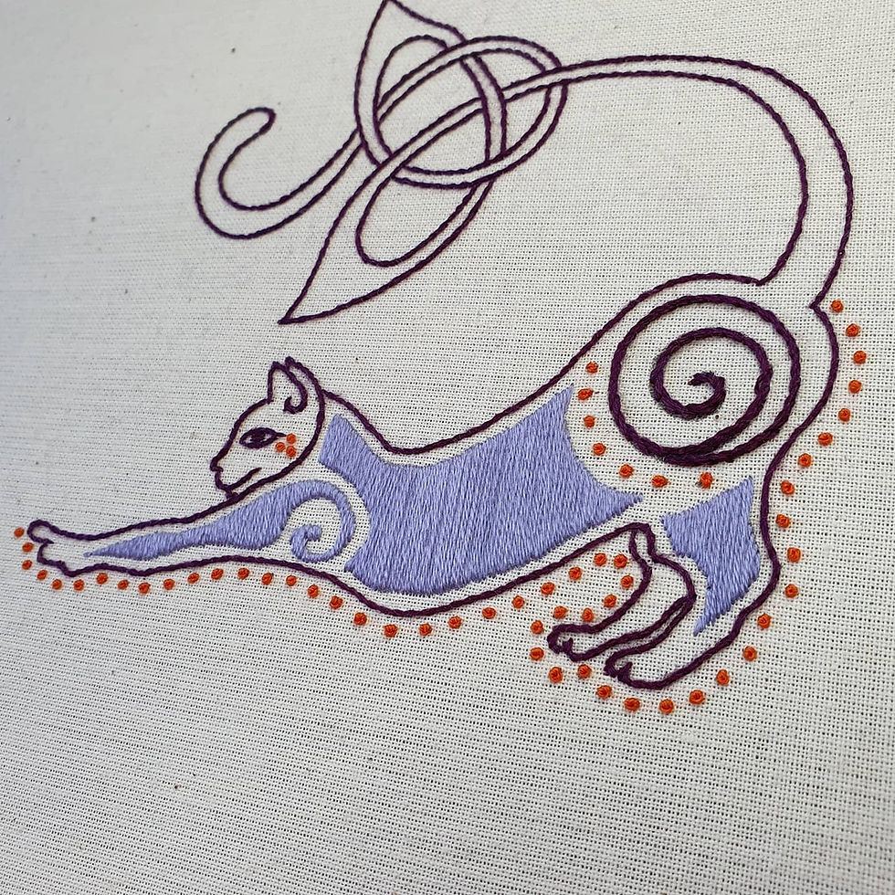 Beginners Class - Celtic Cat