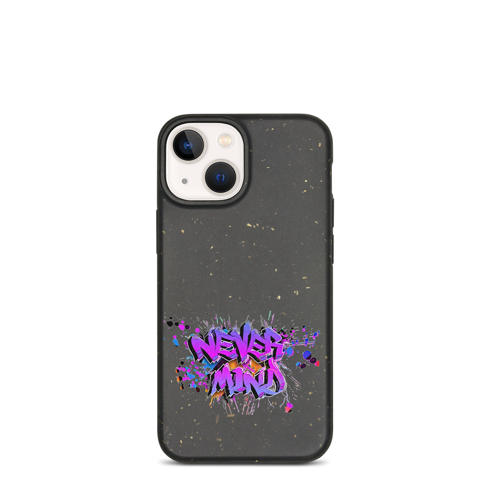 "Nevermind" Speckled Case for iPhone®