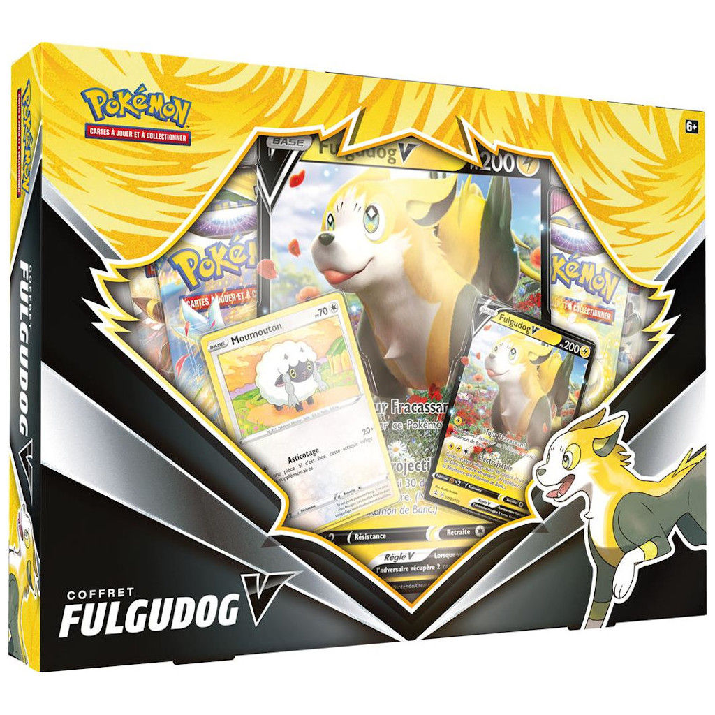 COFFRET FULGUDOG V - COFFRET CARTE POKEMON FULGUDOG-V