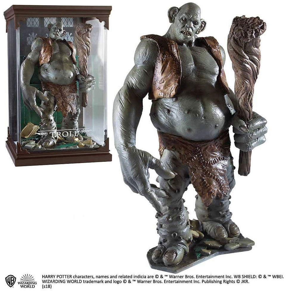 Miniature : HARRY POTTER - Figurine Créature Magique 12 - Troll des montagnes