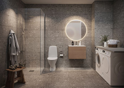 Kumiko Norra Brunnshög Lund HM Bostad 3 - Badrum