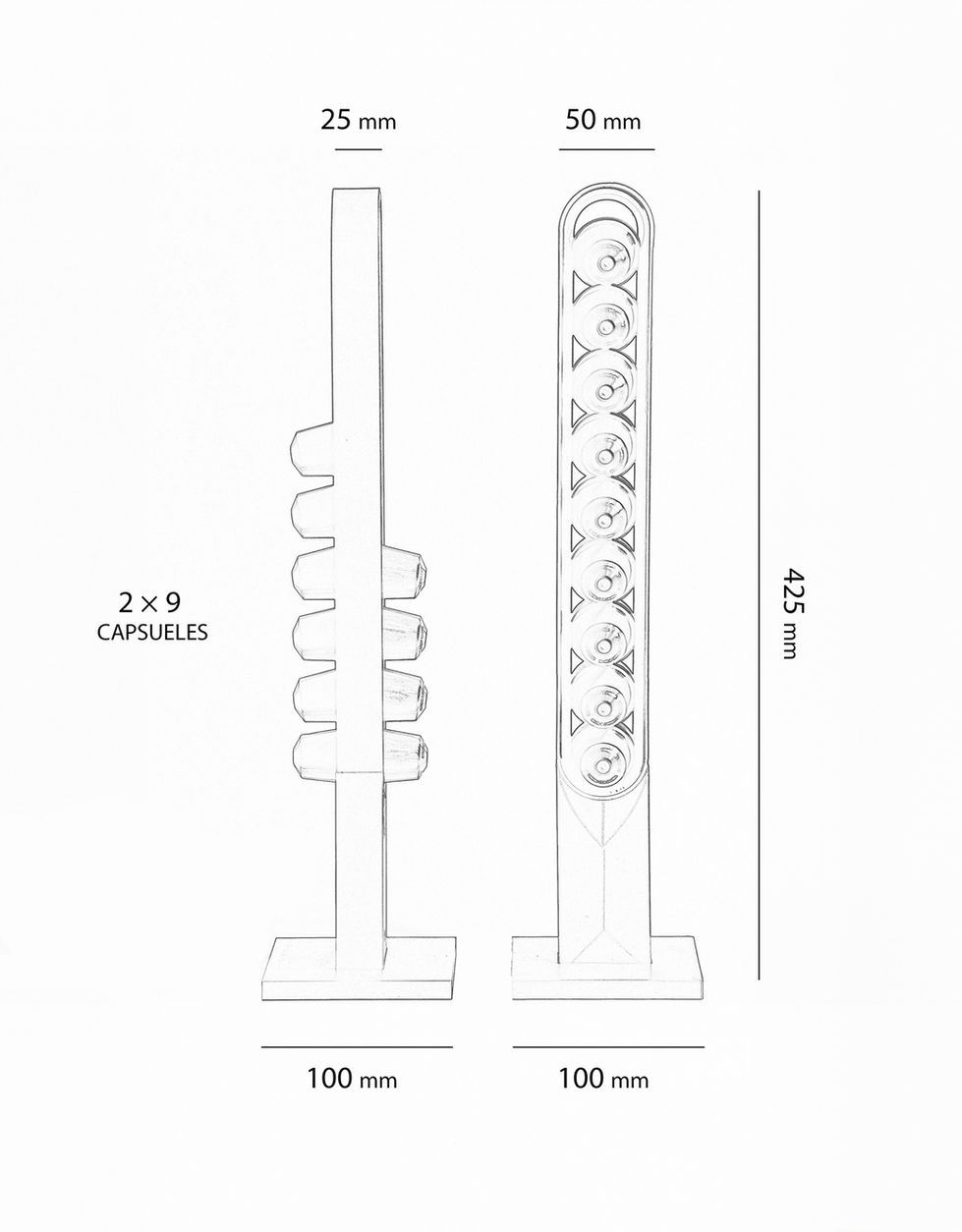 Minimalist Nespresso Capsule Holder