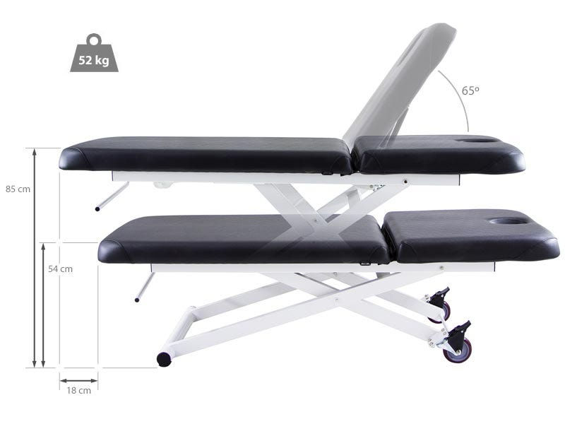 Miniatura: Lettino elettrico con telaio a forbice EASY STYLE