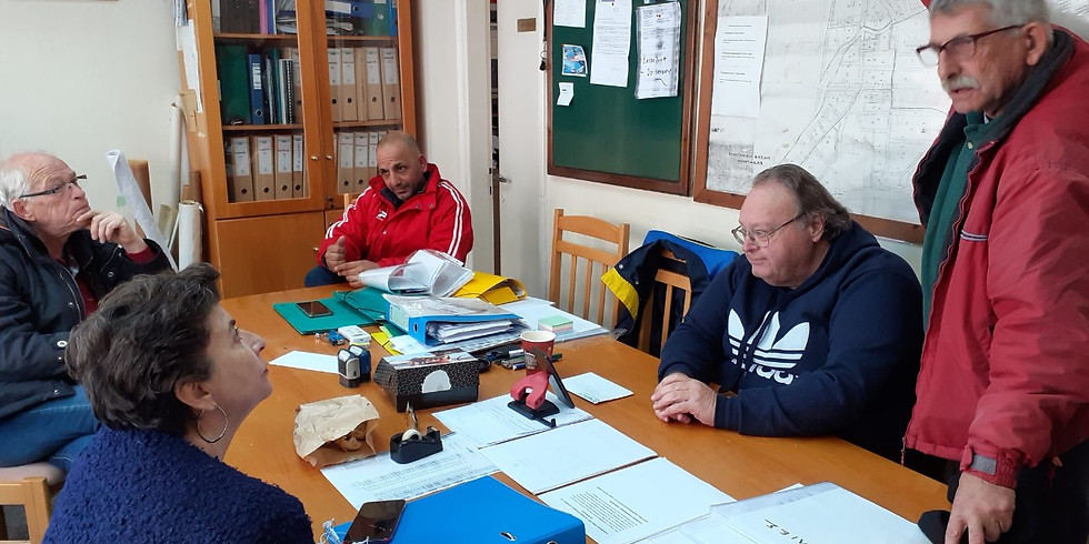 2.12.2019 Επίσκεψη στους πληγέντες της Ολυμπιάδας.