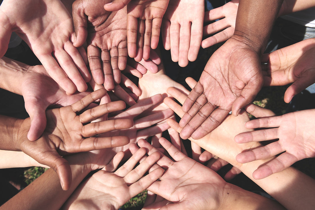 Diverse Hands Together