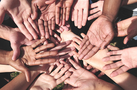 Diverse Hands Together