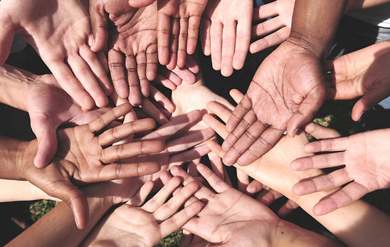 Diverse Hands Together