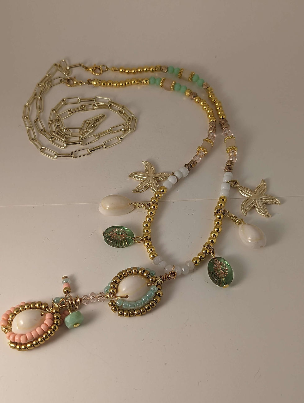 Thumbnail: Caribbean princess convertible necklace and earring duo 