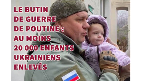 Le retour des enfants ukrainiens déportés, une condition non négociable de tout accord avec la Russie
