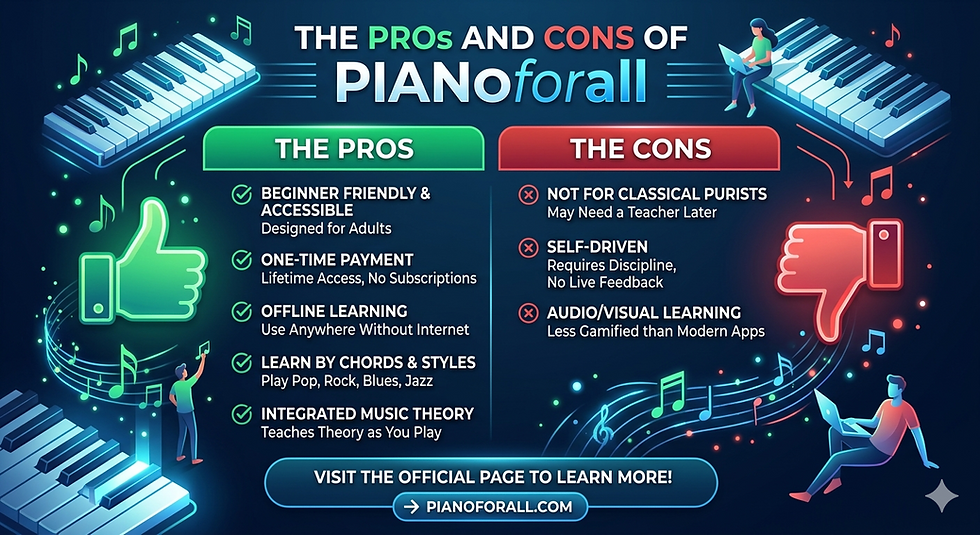 PianoForAll Review: The 'Guitar-Style' Secret to Learning Piano Fast (No Apps Required