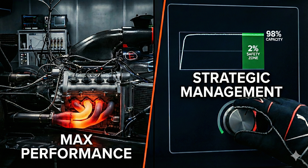 AI Image of F1 engine (Yes, it's a V8)