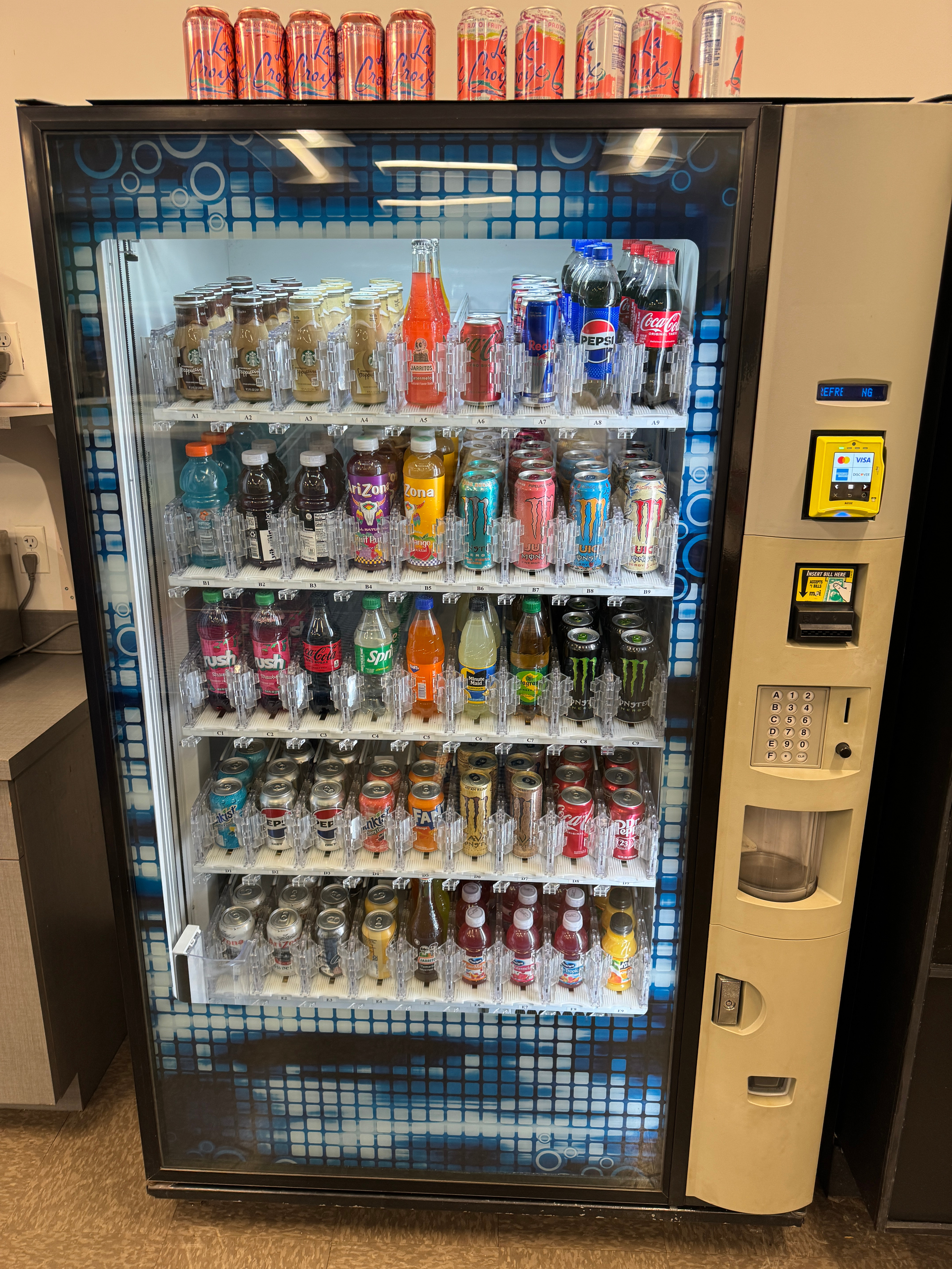 Dixie Narco 5800 refurbished robotic arm bottle drop