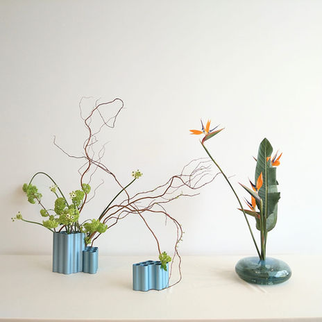 sogetsu ikebana by Hedy Leung at Vitra