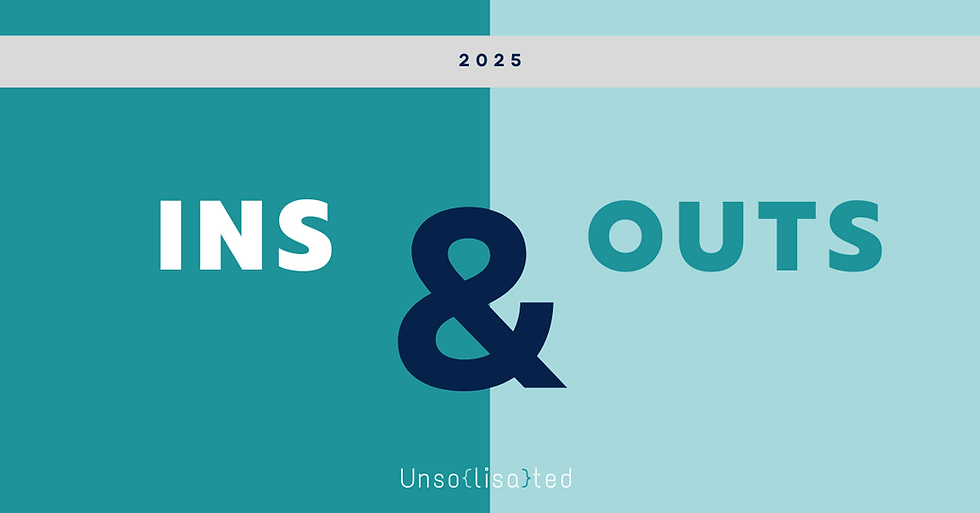 2025 Ins & Outs