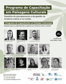 Open Registration: Training Program in Cultural Landscapes: Challenges for Their Planning and Management in Latin America and the Caribbean.