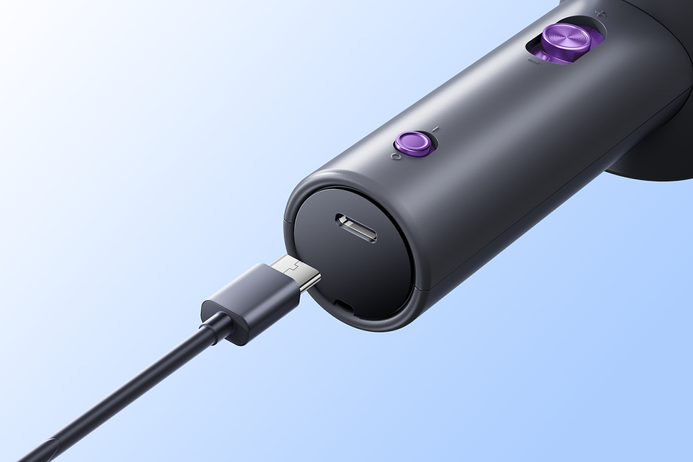 Ventilateur de Poche ultracompact PURINOV violet - Chargeur USB