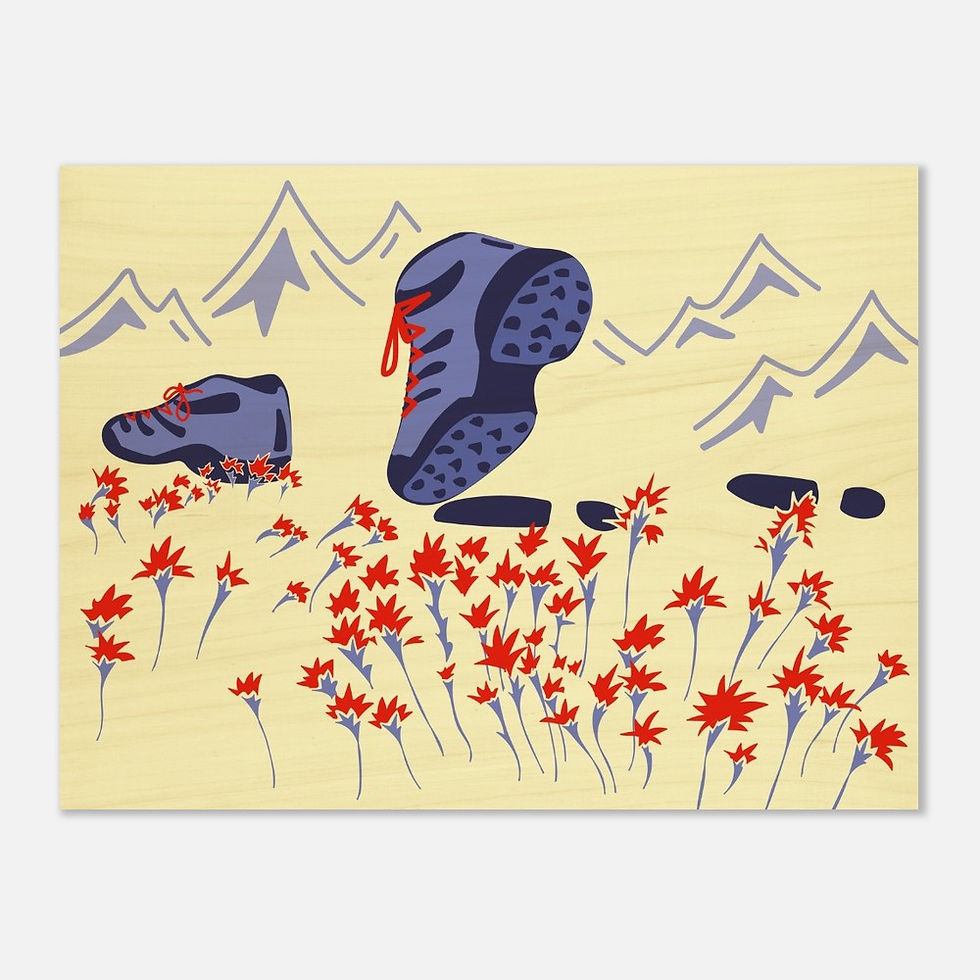 Thumbnail: Woodblock Print - Horizontal - Full Color Designs