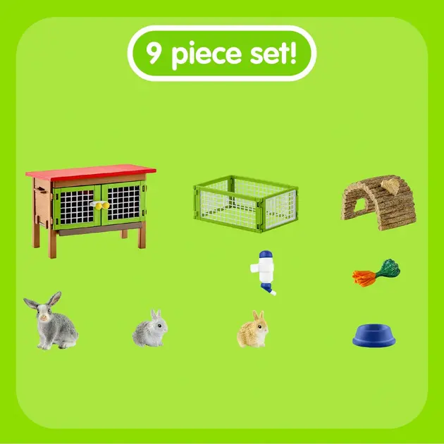 Прев'ю: Набір Клітка для кроликів (крольчатник) Schleich 42420