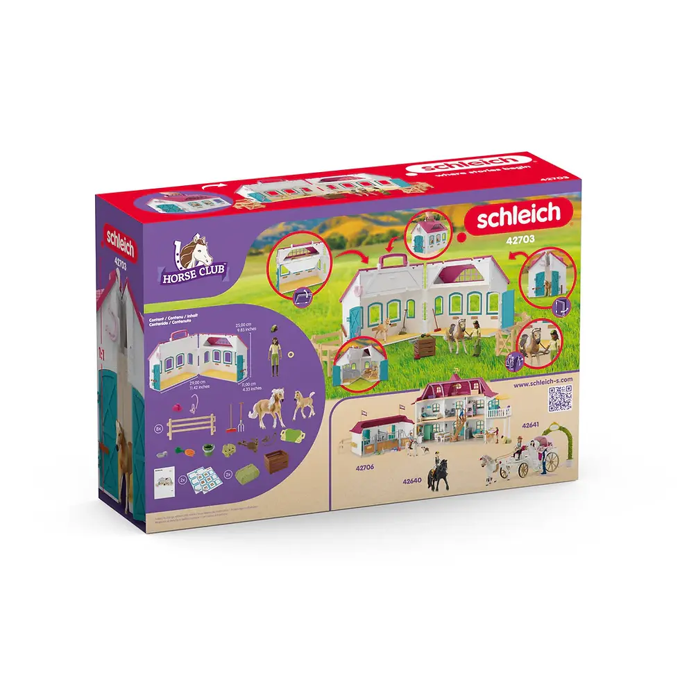 Прев'ю: Відкрита стайня Schleich 42703