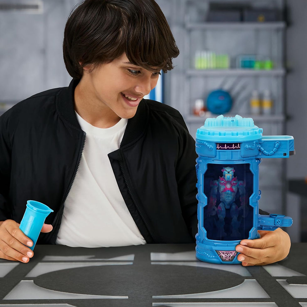 Прев'ю: Ігровий набір MrBeast Lab Станція перетворення Пантера блискавка