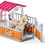 Прев'ю: Стійло з арабською кобилою, лошам та конюхом Schleich 42369
