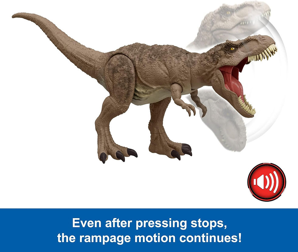 Прев'ю: Динозавр Тиранозавр Jurassic World Mattel