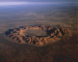 Gosse Bluff Aerial View