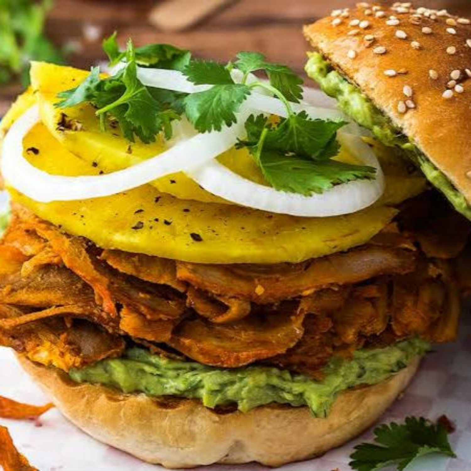Hamburguesa al pastor