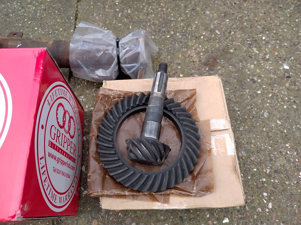 Thumbnail: Triumph TR2 TR3 Girling Axle Kit Timken Bearings