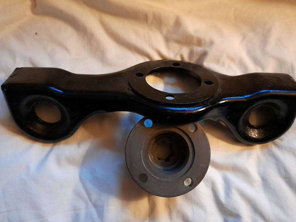 Thumbnail: Triumph TR4A TR5 TR6 Differential Front Plate & Propshaft Flange Diff Axle