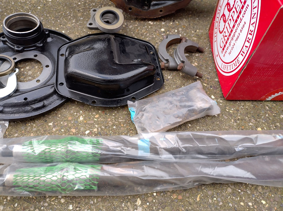 Thumbnail: Triumph TR2 TR3 Girling Axle Kit Timken Bearings